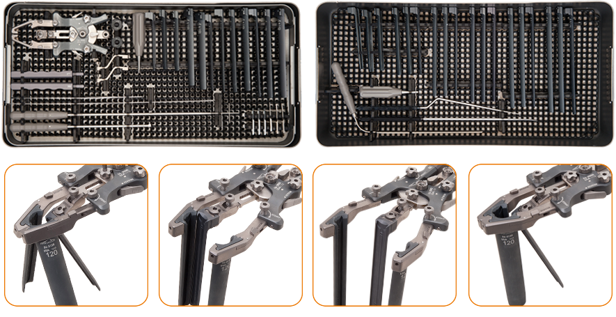 3-blade retractor instrument sets
