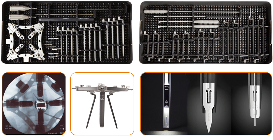 4-blade retractor instrument sets